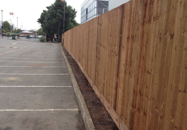 Close Boarded Car Park Fencing London