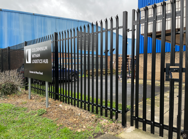 Black Coated Palisade Fencing Witham Essex