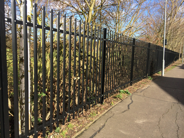 School Palisade Fencing Essex