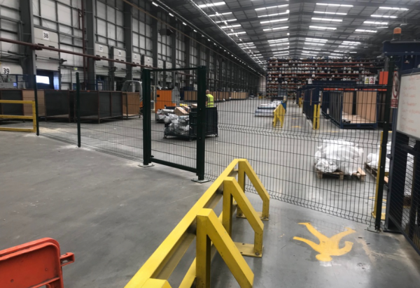Warehouse Storage Area Fencing